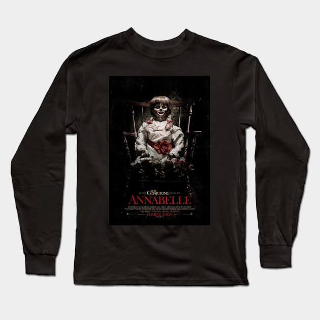 Annabelle Movie Poster Long Sleeve T-Shirt by petersarkozi82@gmail.com